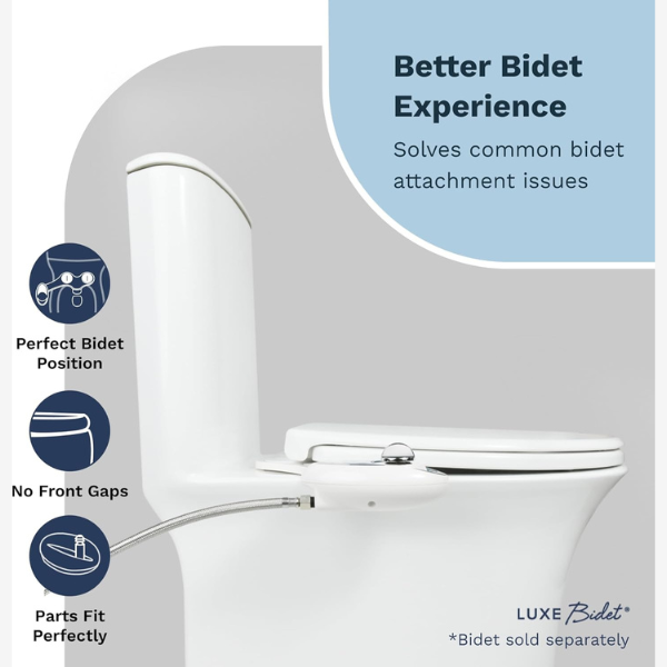 LUXE TS1008E Elongated Toilet Seat