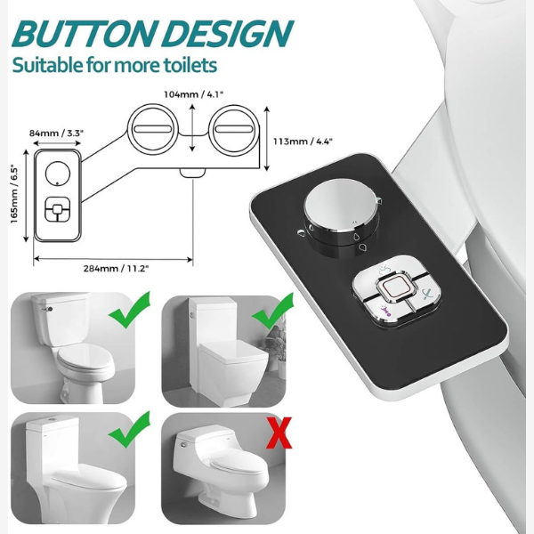 SAMODRA Bidet Attachment Non-Electric