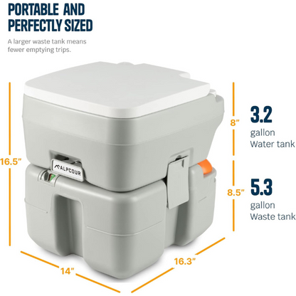 Alpcour Portable Toilet