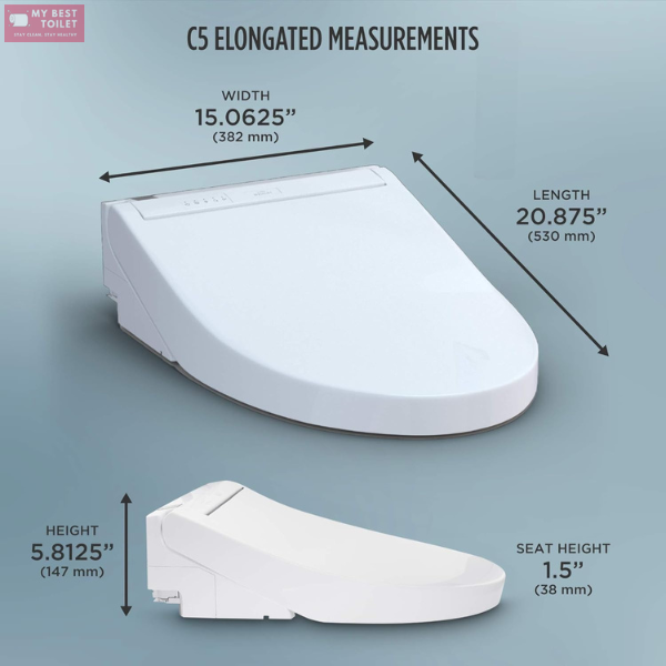 TOTO SW3084#01 WASHLET C5 Electronic Bidet Toilet Seat