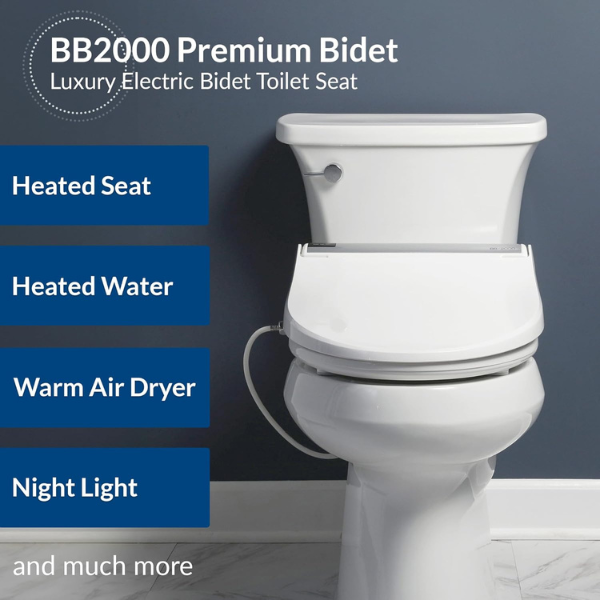 Bio Bidet BB2000 Bliss Electric Bidet Toilet Heated Seat