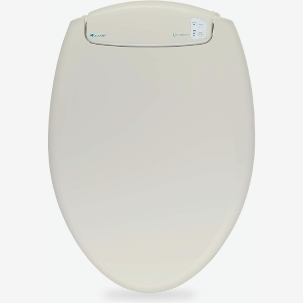 Brondell L60-EB LumaWarm Night Light Heated Toilet Seat