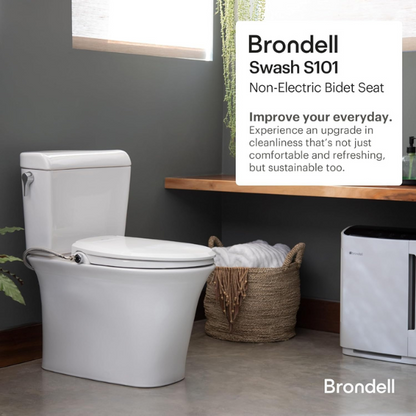 Brondell Bidet Toilet Seat Non-Electric Swash Seat