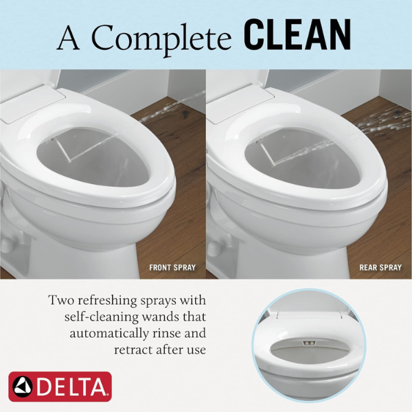 Delta Faucet Elongated Bidet Toilet Seat