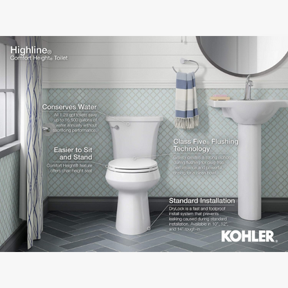 Kohler 3493 Highline Classic Two-Piece Toilet