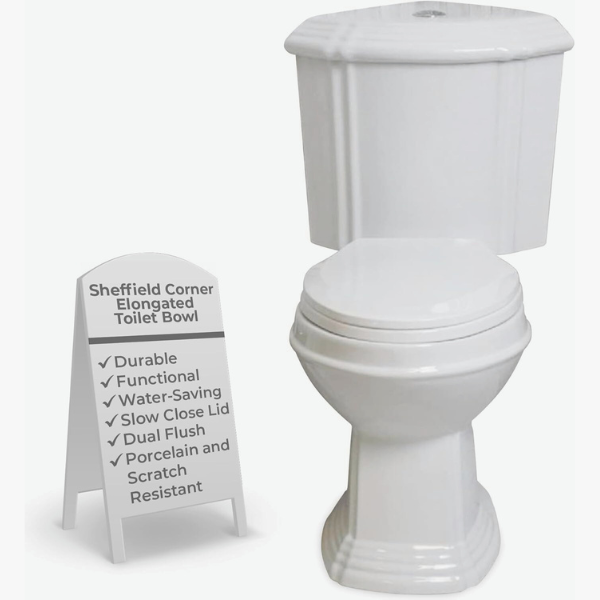 Renovators Supply Sheffield Corner Toilet