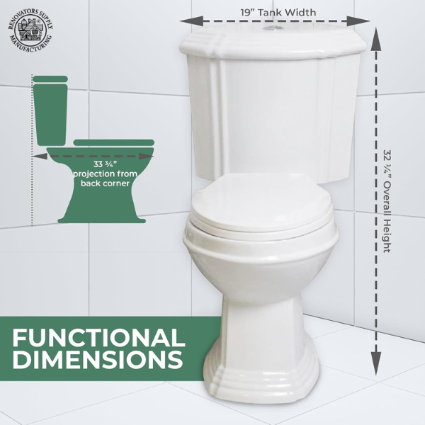 Renovators Supply Sheffield Corner Toilet