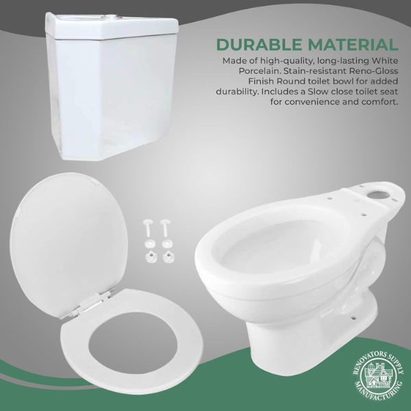 Renovators Supply Troyt Compact Corner Toilet