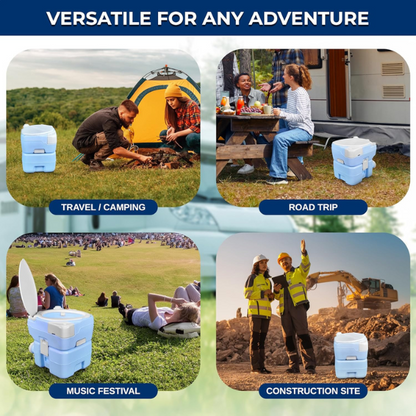 SereneLife Portable Camping Toilet