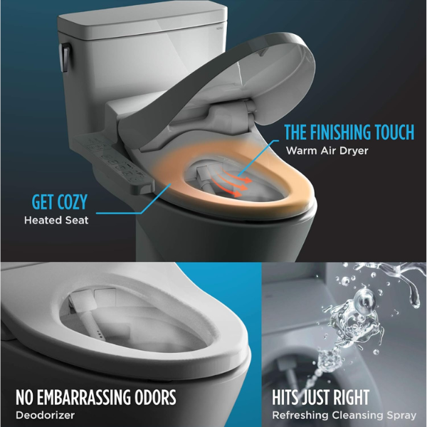 TOTO C100 Electronic Heated Bidet Toilet Seat