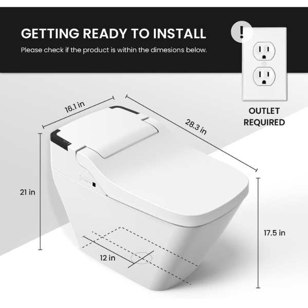 VOVO STYLEMENT TCB-090SA Smart Bidet Toilet