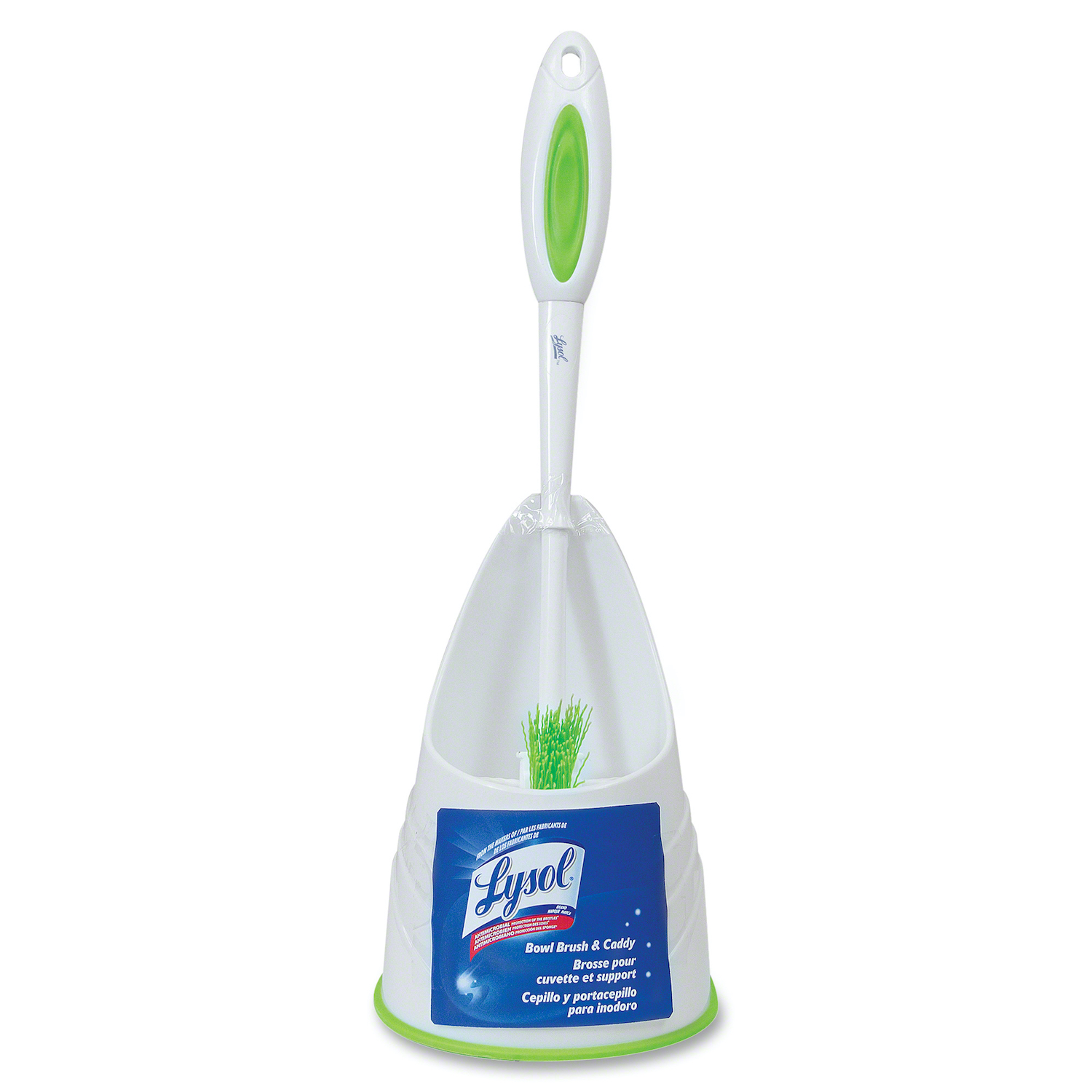 LYSOL BOWL BRUSH RIM EXTENSION AND CADDY TOILET BRUSH
