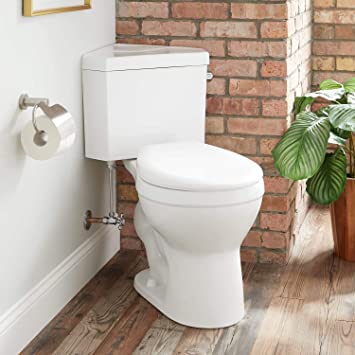 Signature Hardware Braeburn Round Chair Height Toilet corner toilet