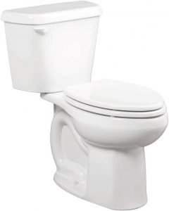 American Standard 221CB104.020 Colony 1.28 GPF 2 Piece Elongated Toilet with 10 In Rough In White
