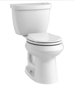 types of toilets that are round shaped