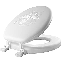 Mayfair Butterfly Embroidered Soft Padded Toilet Seat