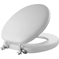 Mayfair Soft Toilet Seat with Chrome Hinges