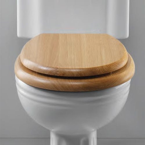 wood toilet seat
